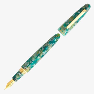 Esterbrook Estie Oversize Fountain Pen - Sea Glass Gold Trim