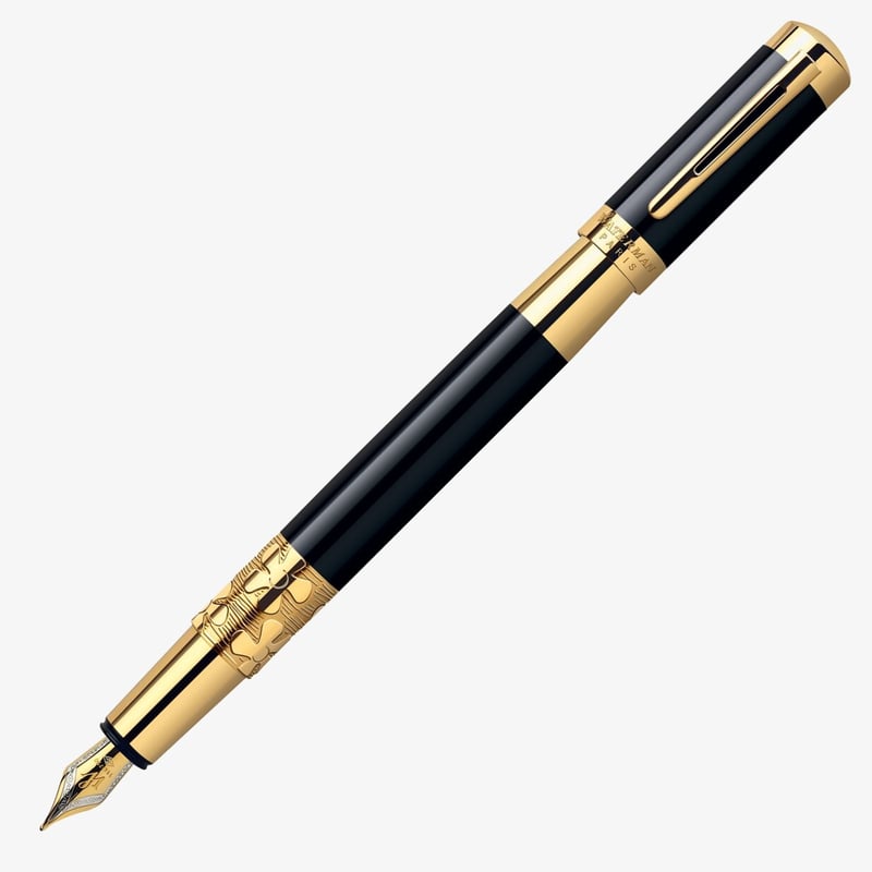 Waterman Waterman Elegance Fountain Pen - Black Gold Trim