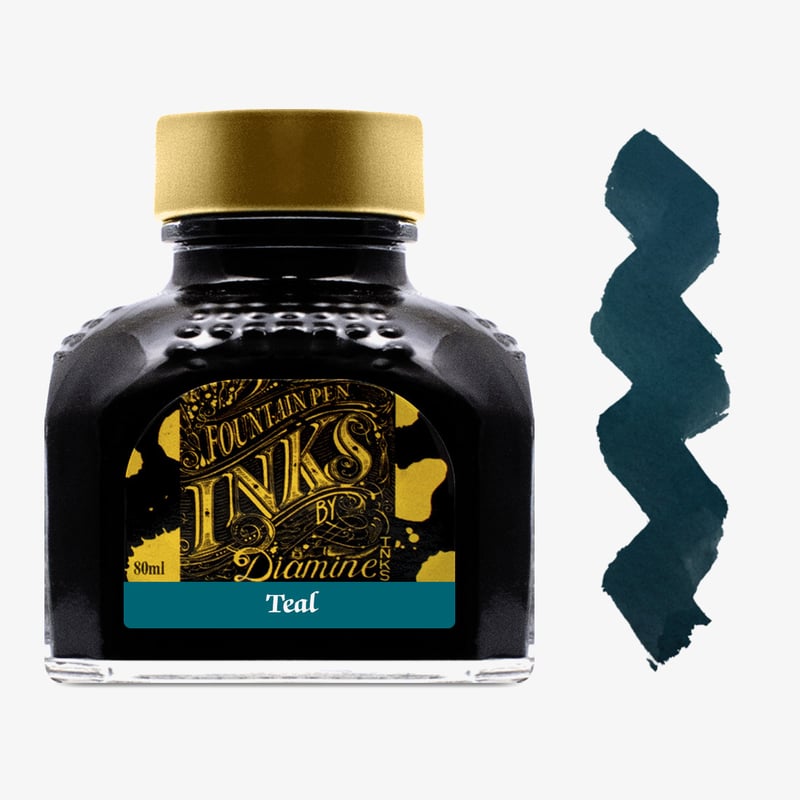 Diamine Inks Diamine Ink Bottle 80ml - Teal