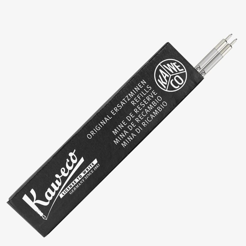 Kaweco Kaweco D1 Ballpoint Pen Refill - Extra Fine - Black (Pack of 2)