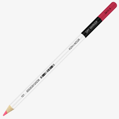 Koh-I-Noor 3411 Round Highlighter Pencil - Pink