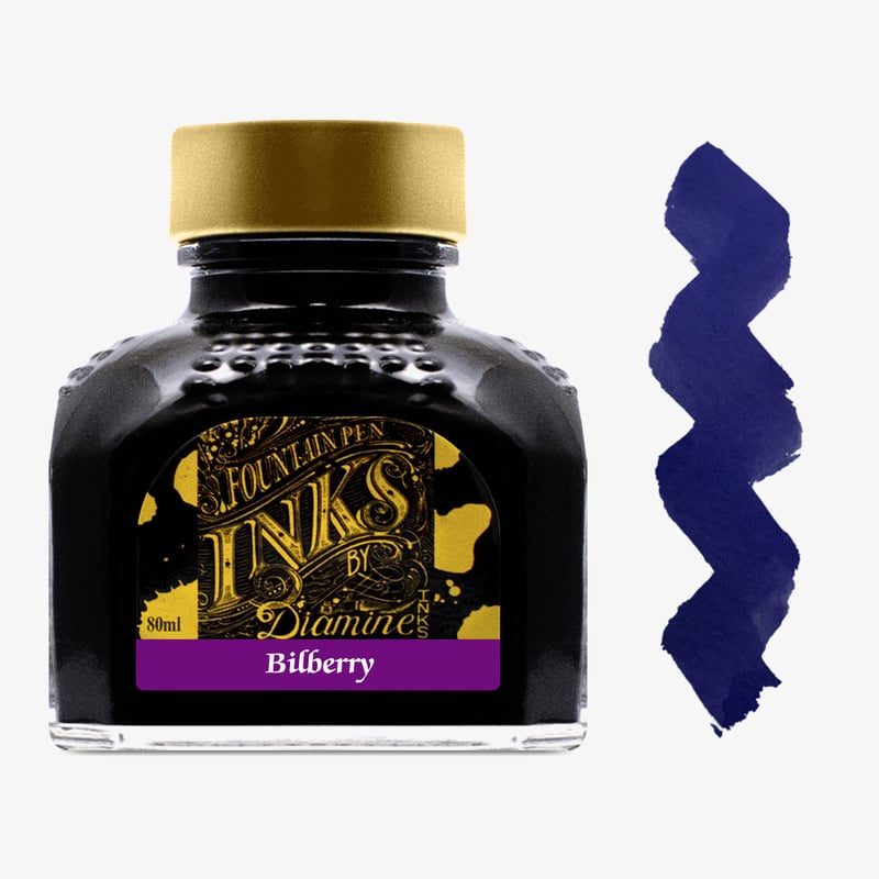 Diamine Inks Diamine Ink Bottle 80ml - Bilberry