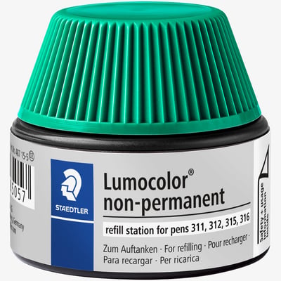 Staedtler Refill Station for Lumocolor Non-Permanent Pens - Green