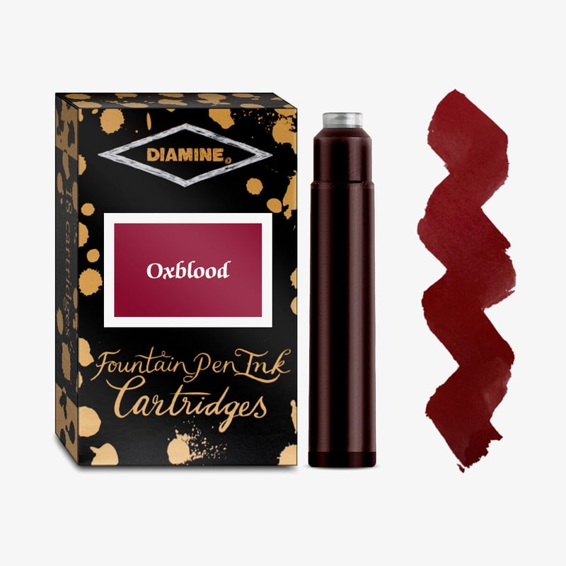 Diamine Inks Diamine Ink Cartridge - Oxblood (Pack of 18)