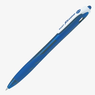 Pilot Rexgrip Ballpoint Pen - Blue - 0.7mm