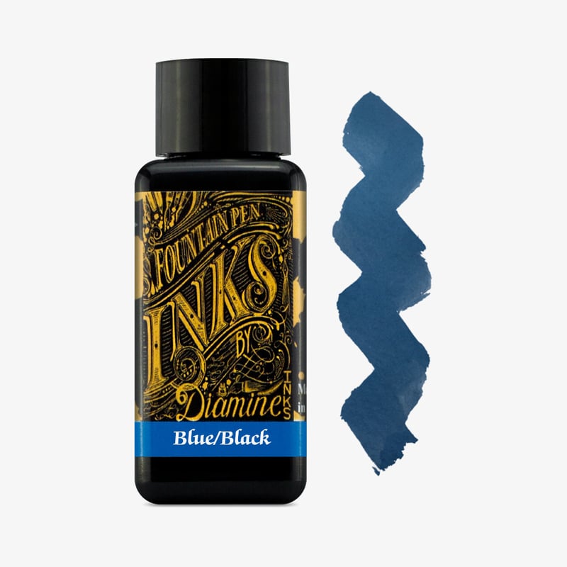 Diamine Inks Diamine Ink Bottle 30ml - Blue/Black