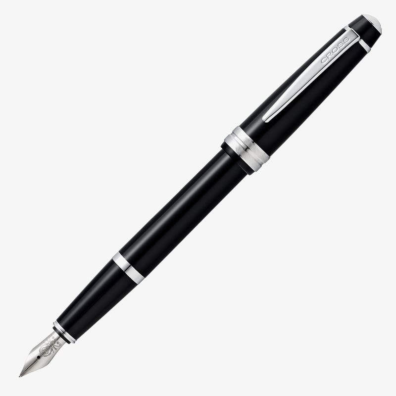 Cross Cross Bailey Light Fountain Pen - Black Chrome Trim
