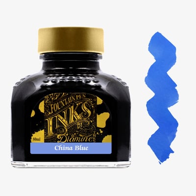 Diamine Ink Bottle 80ml - China Blue