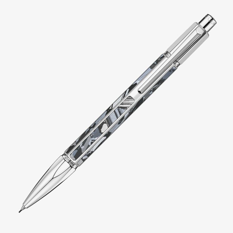 Caran d'Ache Caran d'Ache Silas Limited Edition Rollerball Pen - Silver Rhodium Coated