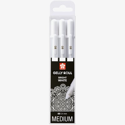 Sakura Sakura Gelly Roll Stardust Gel Pens - Whites Set (Pack of 3)