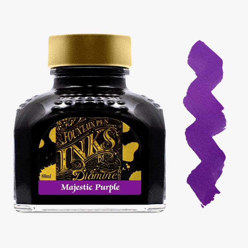 Diamine Inks Diamine Ink Bottle 80ml - Majestic Purple