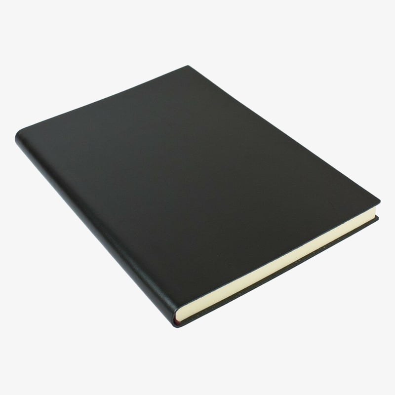 Papuro Papuro Torcello Leather Journal - Black - Extra Large