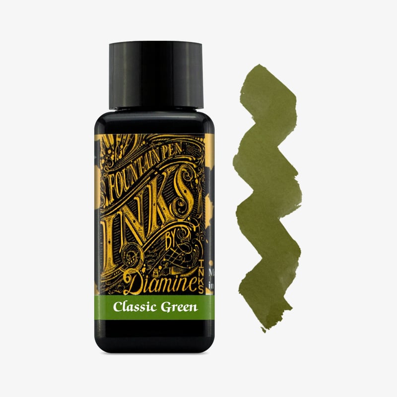 Diamine Inks Diamine Ink Bottle 30ml - Classic Green