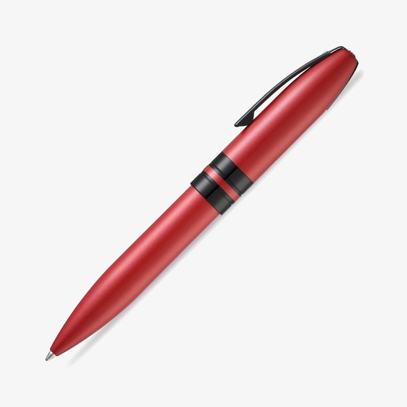 Sheaffer Sheaffer Icon Ballpoint Pen - Metallic Red Lacquer Black PVD Trims