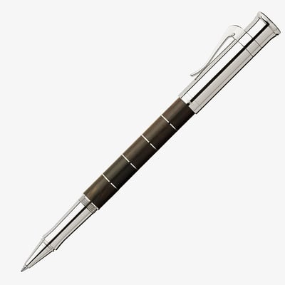 Graf von Faber-Castell Classic Anello Rollerball Pen - Grenadilla Platinum Trim