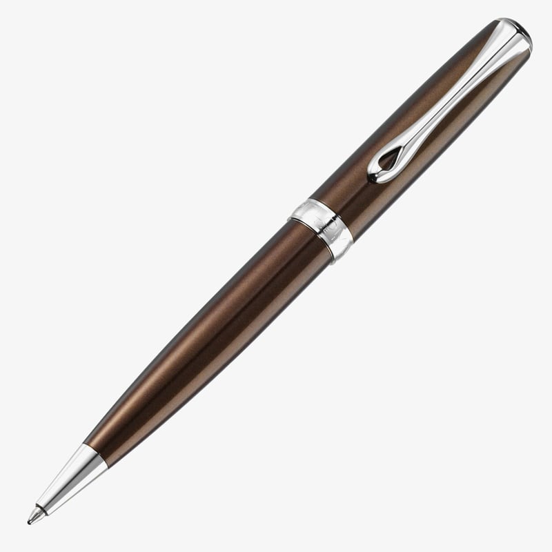 Diplomat Diplomat Excellence A2 Ballpoint Pen - Marrakesh Brown Chrome Trim