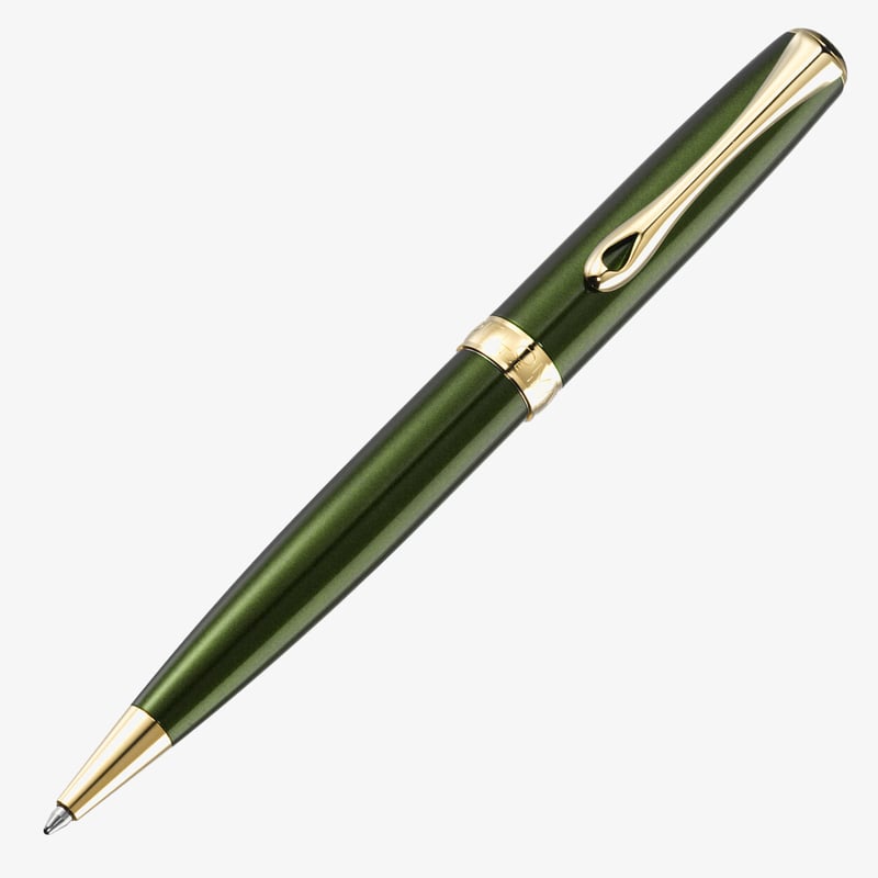 Diplomat Diplomat Excellence A2 Ballpoint Pen - Evergreen Gold Trim