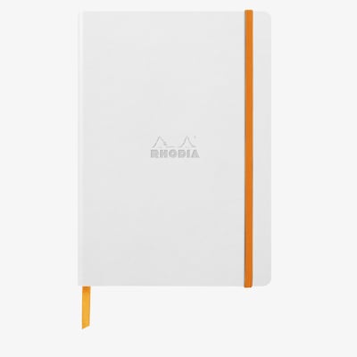 Rhodia Softcover Notebook - A5 - White - Lined