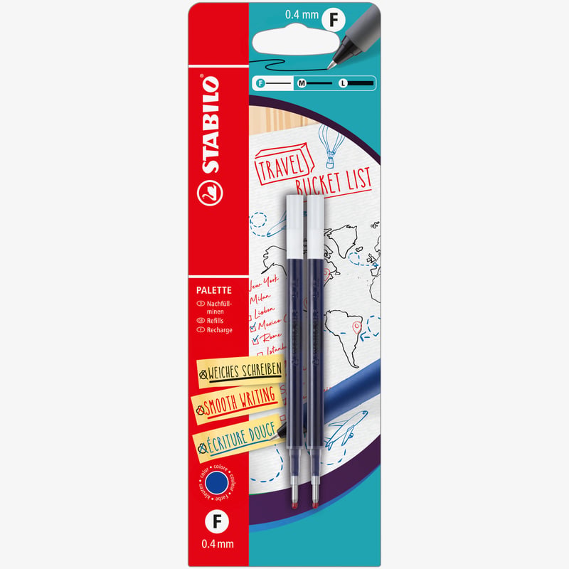 STABILO STABILO PALETTE Gel Rollerball Refill  - Blue