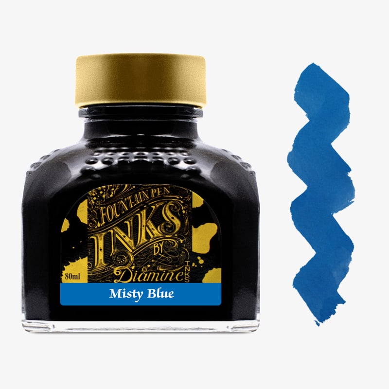 Diamine Inks Diamine Ink Bottle 80ml - Misty Blue
