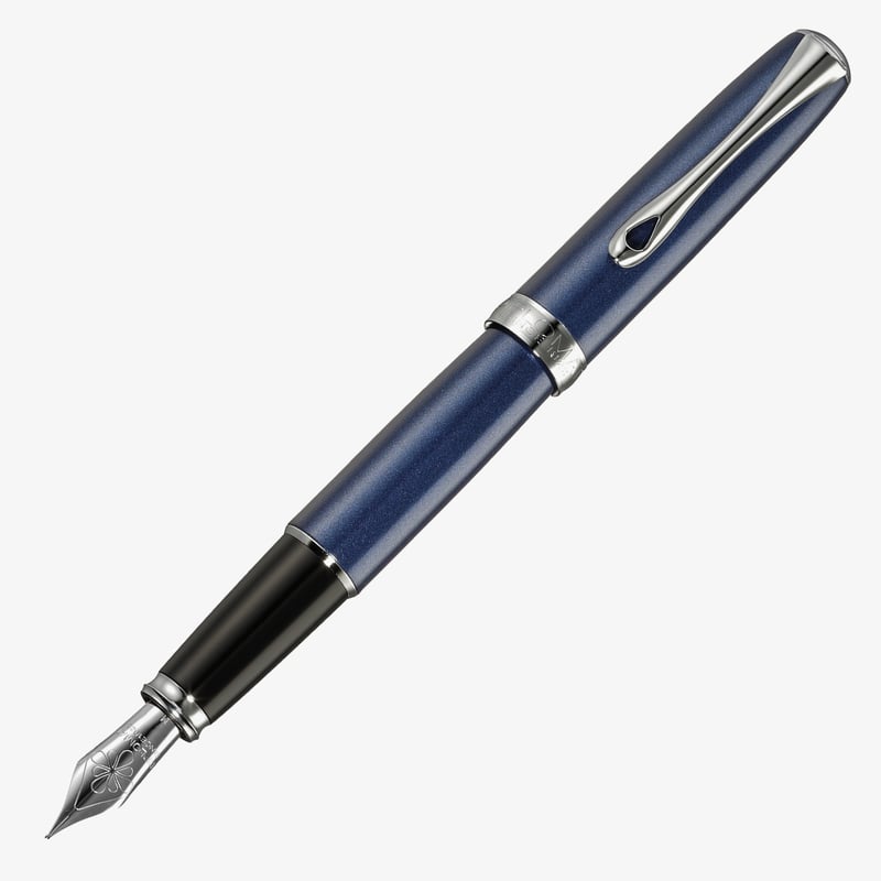 Diplomat Diplomat Excellence A2 Fountain Pen - Midnight Blue Chrome Trim