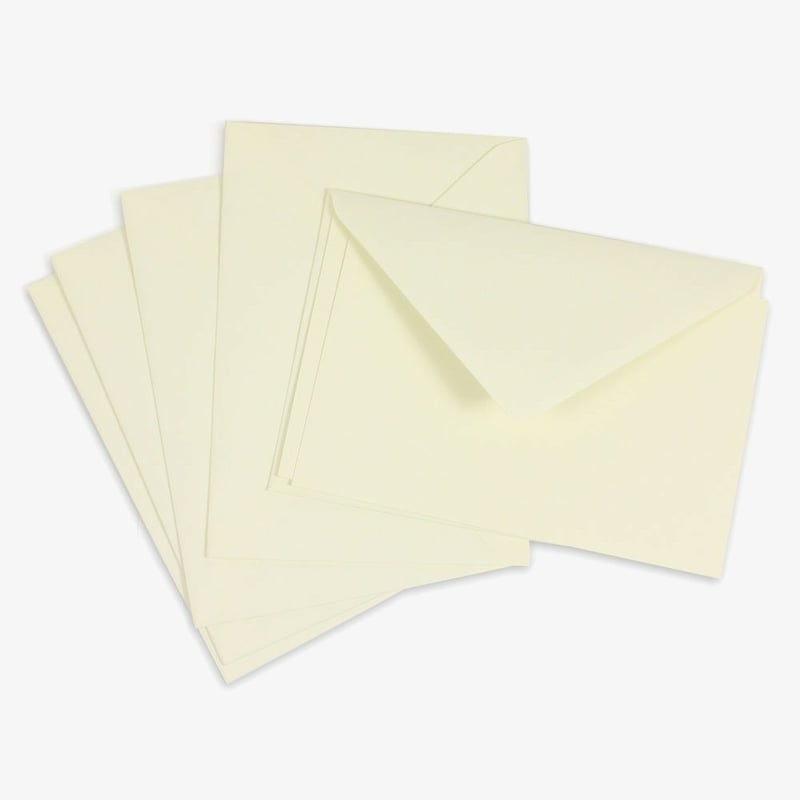 Crown Mill Crown Mill Classics C6 Set of 15 Cards and Envelopes - Cream