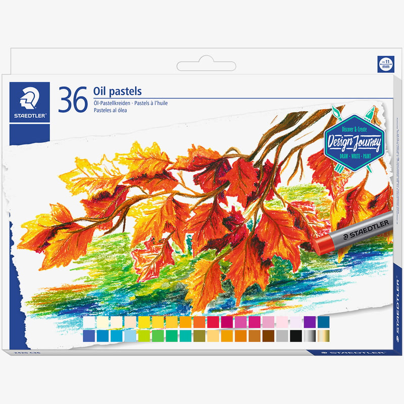 Staedtler Staedtler Karat Oil Pastels - Assorted Colours (Tin of 36)