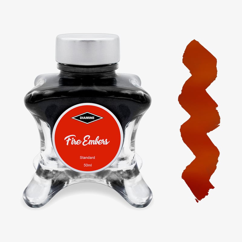 Diamine Inks Diamine Inkvent Christmas Ink Bottle 50ml - Fire Embers