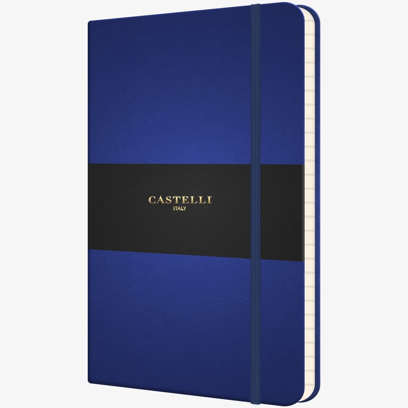 Castelli Castelli Flexible Pocket Notebook - Ruled - China Blue