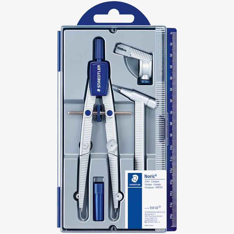 Staedtler Staedtler Noris Club - School Compass with Centre Wheel plus Extension Bar