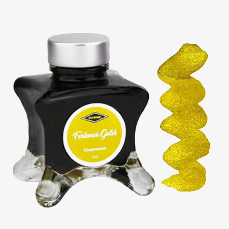 Diamine Inks Diamine Inkvent Christmas Ink Bottle 50ml - Fortunes Gold