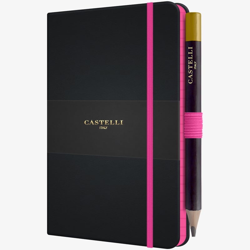 Castelli Castelli Tucson Edge Pocket Notebook - Ruled - Pink