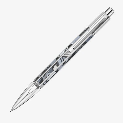 Caran d'Ache Silas Limited Edition Mechanical Pencil - Silver Rhodium Coated