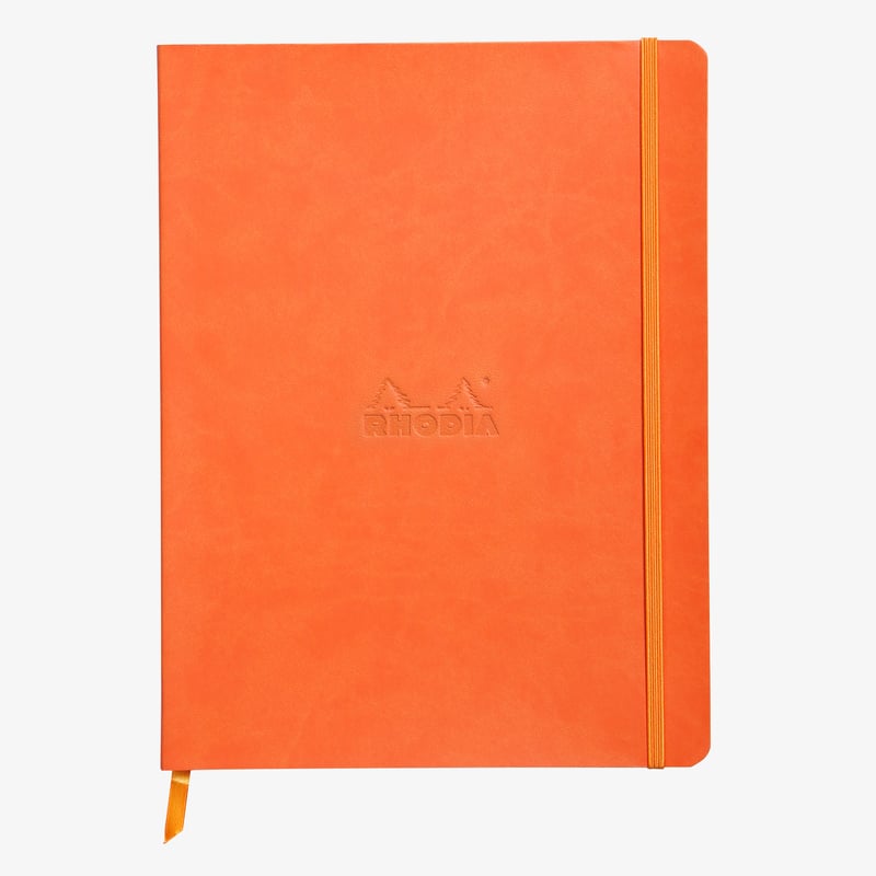 Rhodia Rhodia Softcover Notebook - Large - Tangerine - Dotted