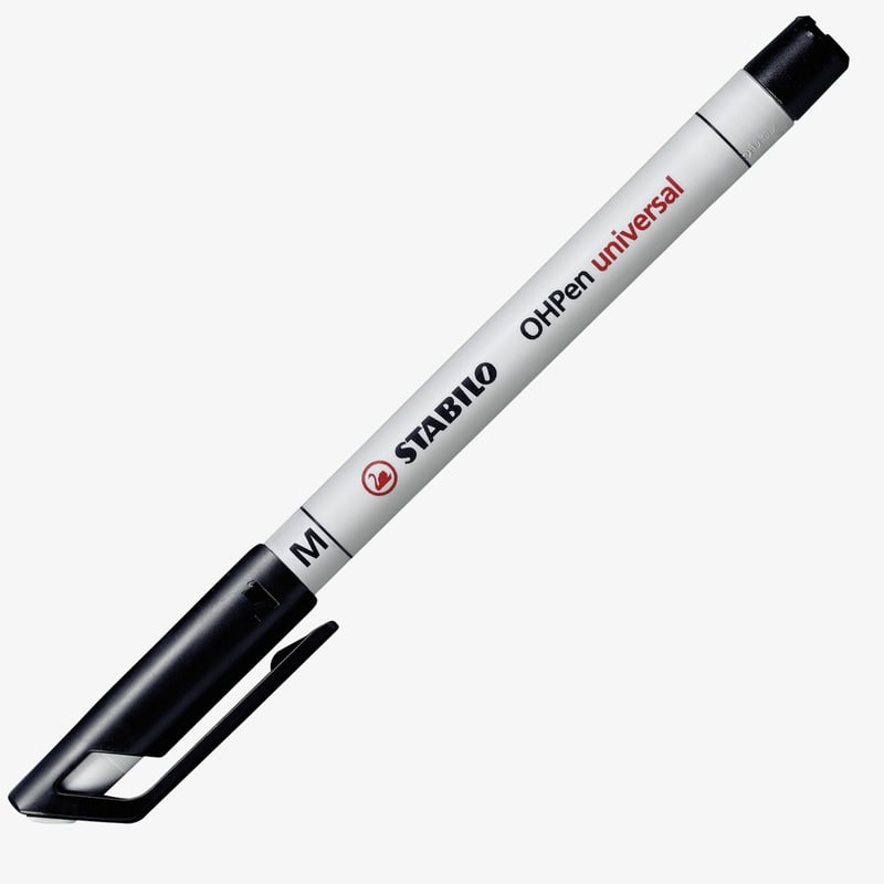 STABILO STABILO OHP Pen Soluble - Medium - Black