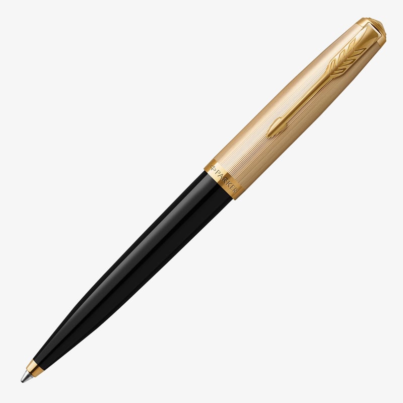 Parker Parker 51 Ballpoint Pen - Black Resin Gold Trim