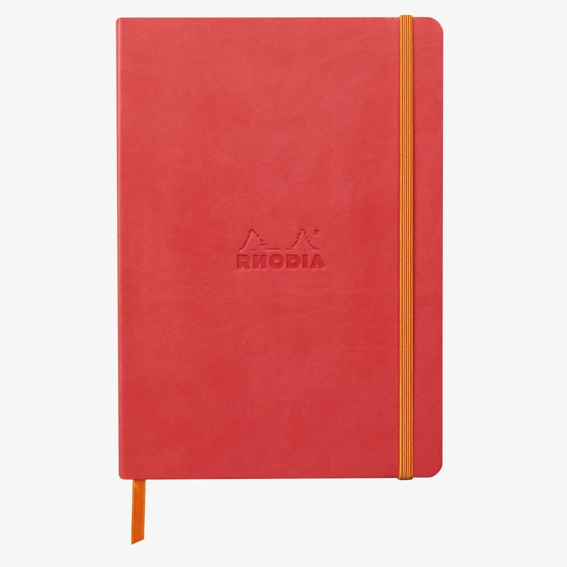 Rhodia Rhodia Softcover Notebook - A5 - Coral - Dotted