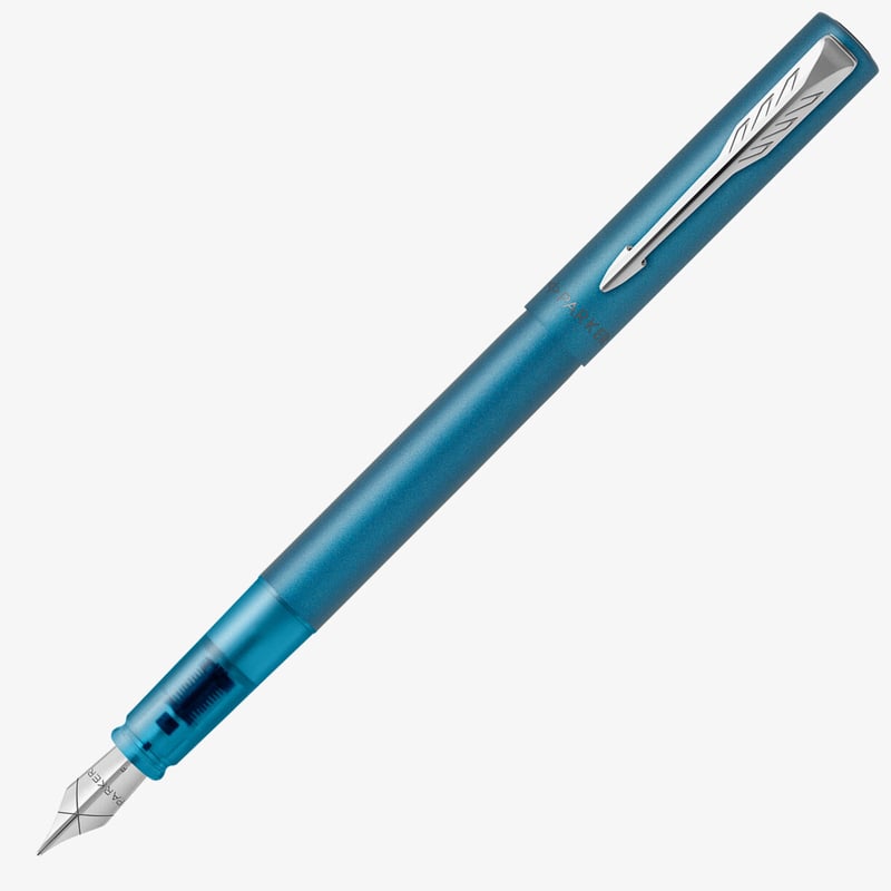 Parker Parker Vector XL Fountain Pen - Teal Chrome Trim