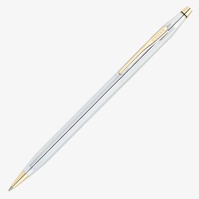 Cross Classic Century Ballpoint Pen - Medalist Chrome and Gold