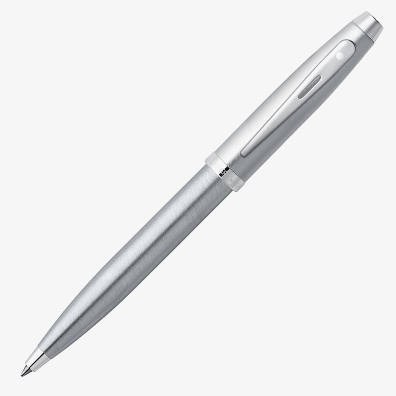 Sheaffer Sheaffer 100 Ballpoint Pen - Brushed Chrome Nickel Trim