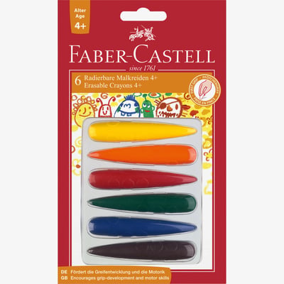 Faber-Castell Crayon Fingers - Blister of 6