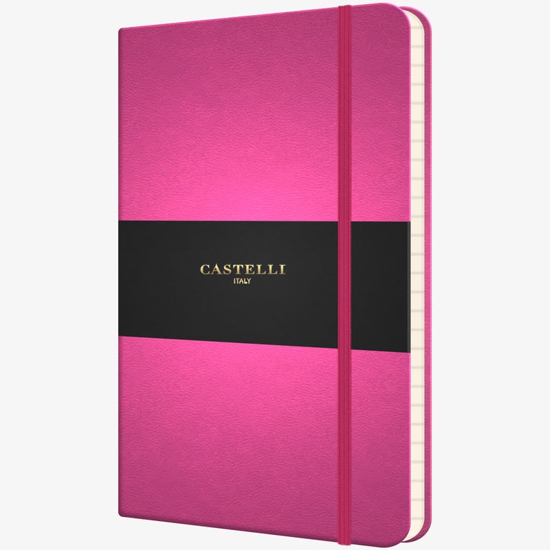 Castelli Castelli Flexible Pocket Notebook - Ruled - Pink