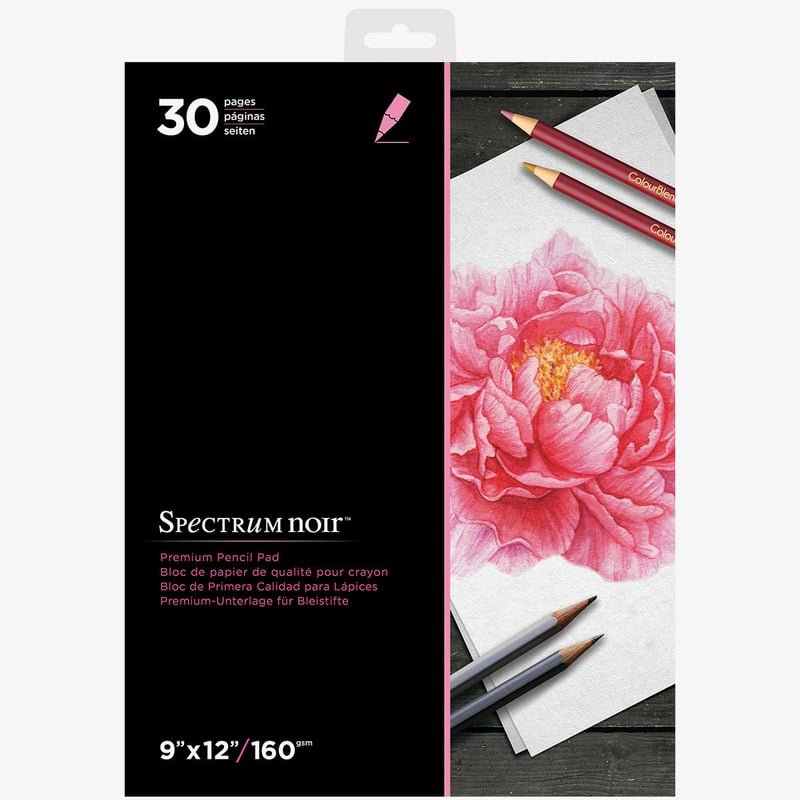 Spectrum Noir Spectrum Noir Premium Pencil Paper Pad - 9 x 12
