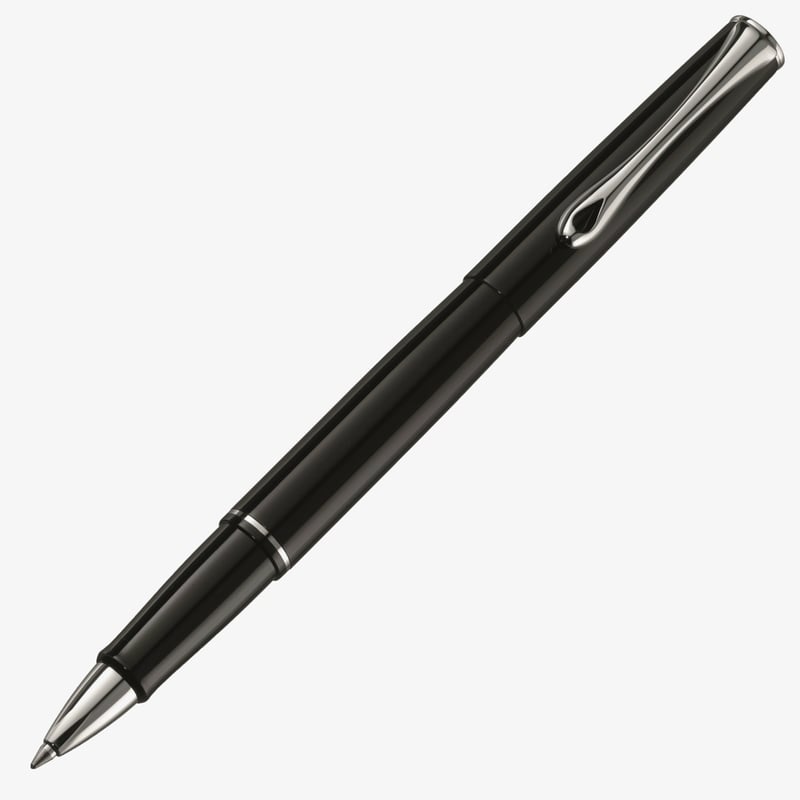 Diplomat Diplomat Esteem Rollerball Pen - Gloss Black Chrome Trim