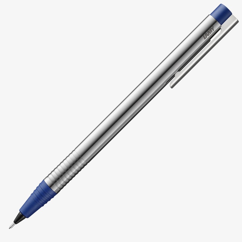 Lamy Lamy Logo Mechanical Pencil - Matte Blue Chrome Trim - 0.7mm