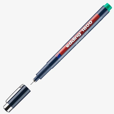 Edding 1800 Fineliner - 0.1mm - Green