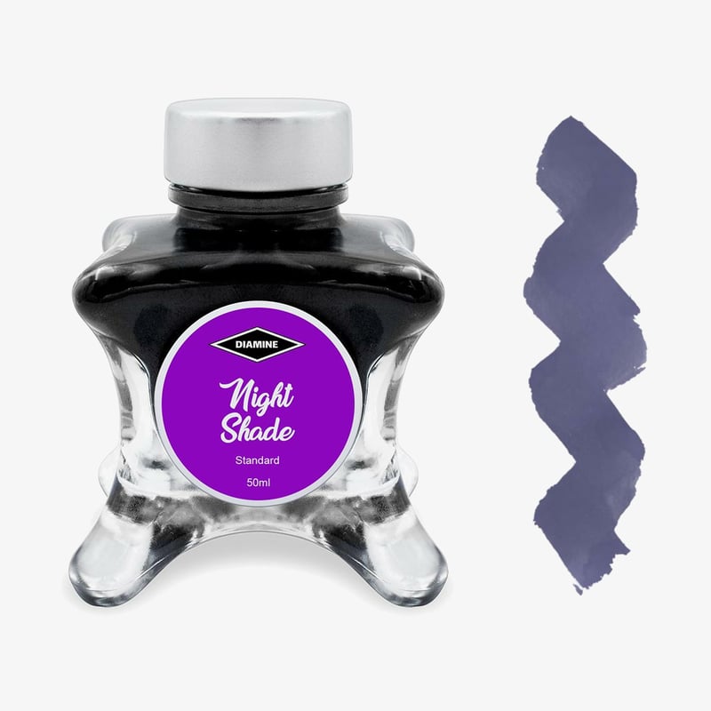 Diamine Inks Diamine Inkvent Christmas Ink Bottle 50ml - Nightshade