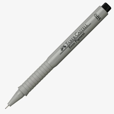 Faber-Castell Ecco Pigment Fineliner Pen - Black