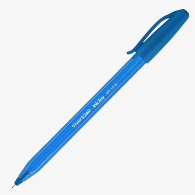 Papermate Inkjoy 100 Capped Ballpoint Pen - Medium - Blue