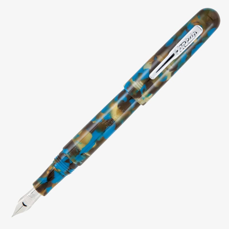 Conklin Conklin All American Fountain Pen - Southwest Turquoise Chrome Trim
